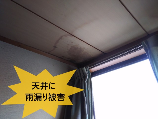 堺市堺区にて雨漏りが起こっている瓦屋根の調査｜谷樋が劣化して腐食する等の不具合がありました
